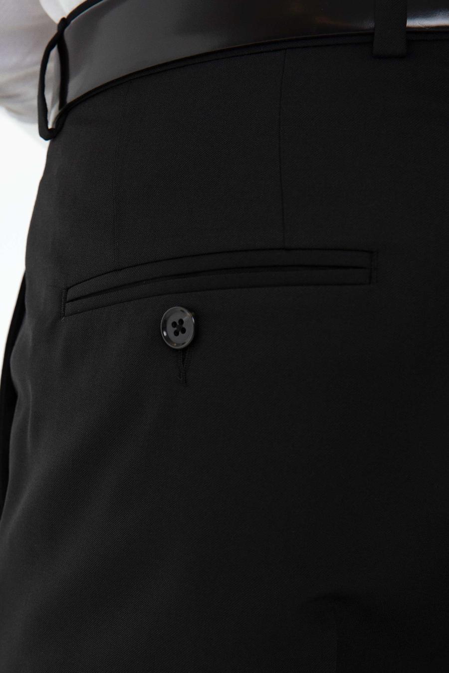 Siyah Slim Fit Klasik Pantolon - 50187380004