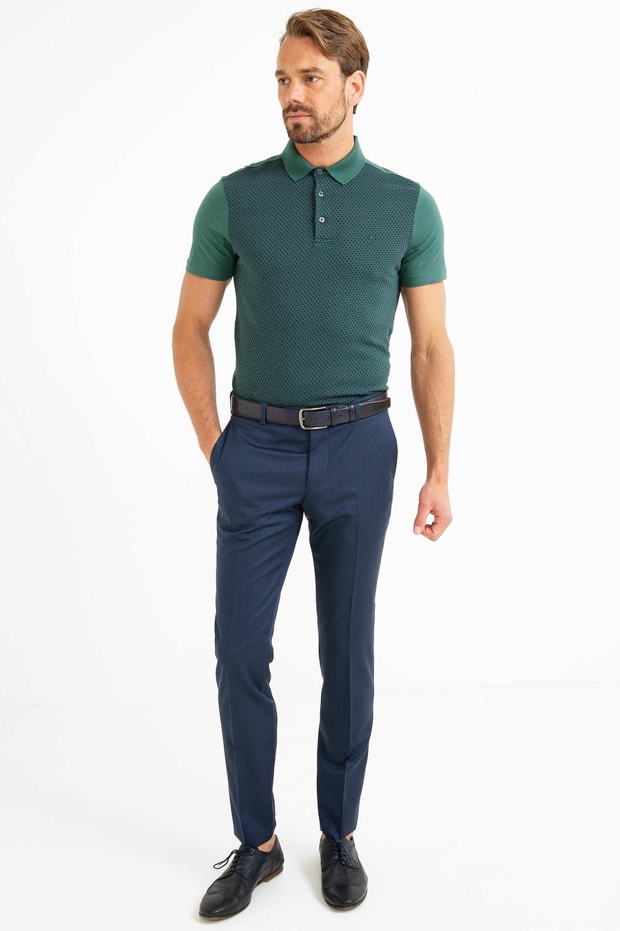 İndigo Slim Fit Kumaş Pantolon - 50187380027