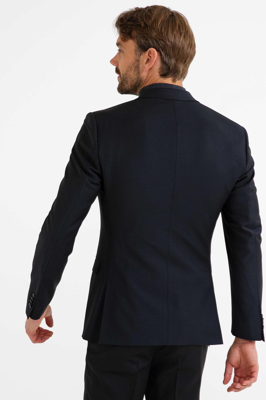 Siyah Slim Fit Ceket - 50187412047