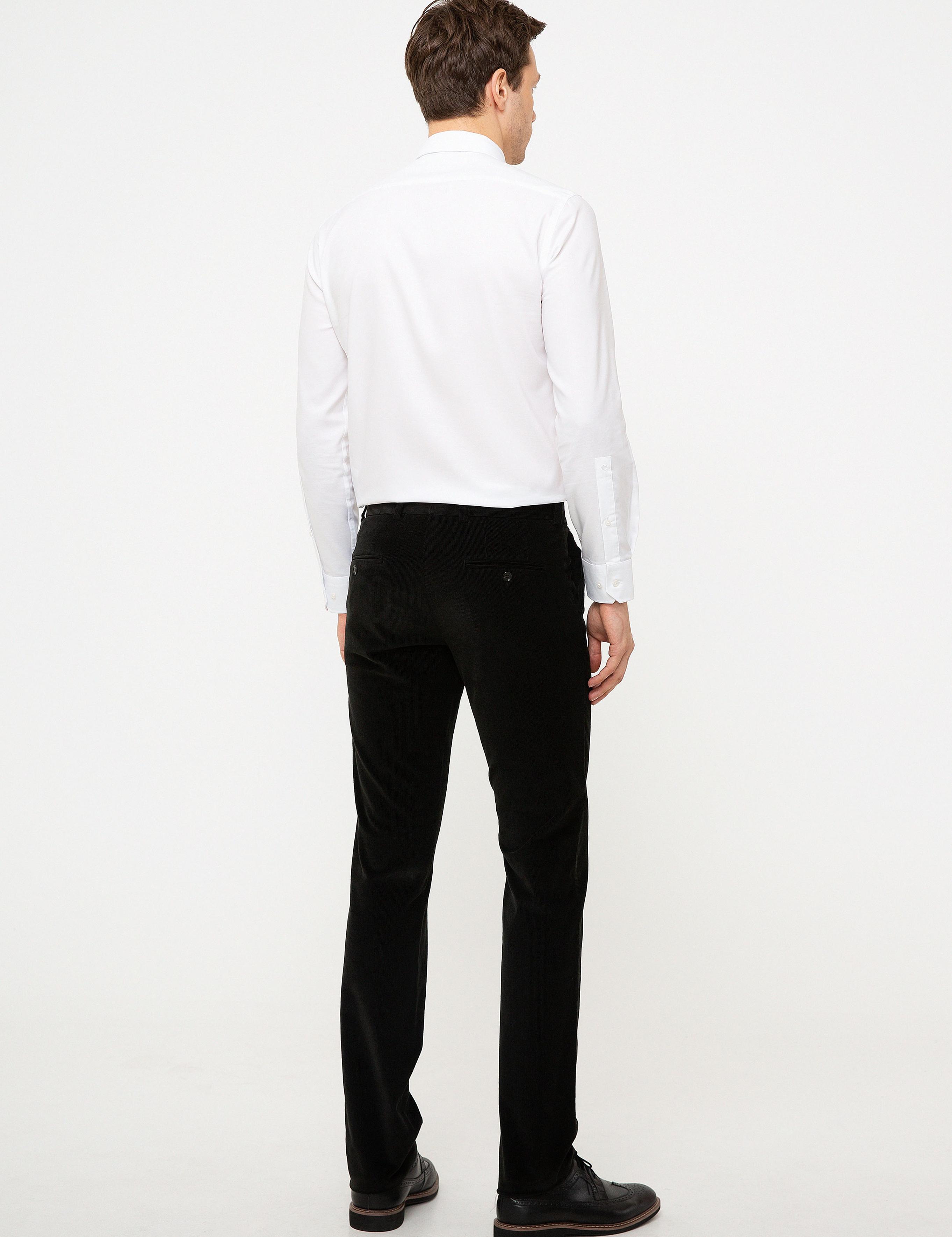 Yeşil Slim Fit Kumaş Pantolon - 50195384057