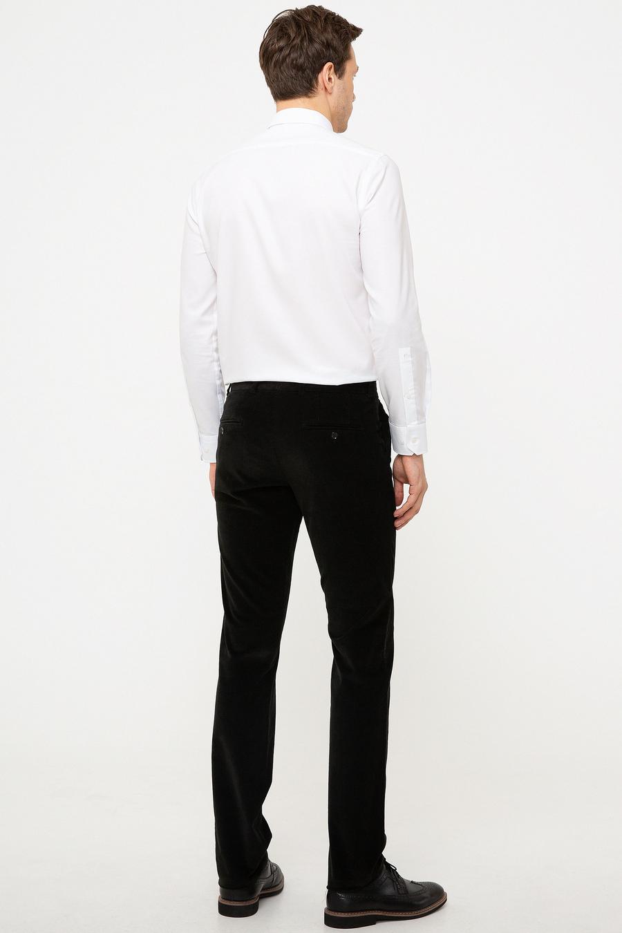 Yeşil Slim Fit Kumaş Pantolon - 50195384057