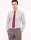 Kırmızı Slim Fit Uzun Kollu Gömlek