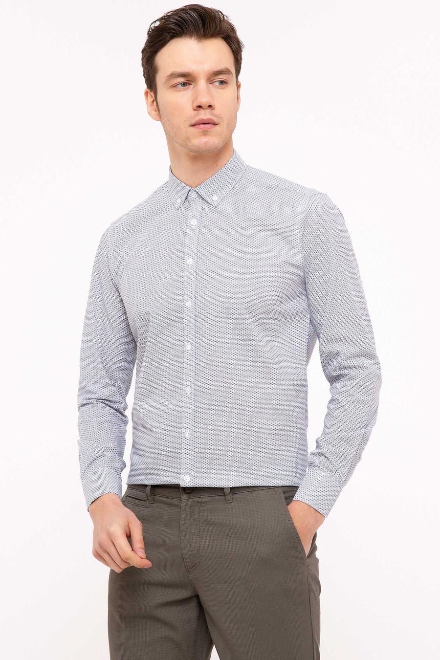 Mavi Slim Fit Uzun Kollu Gömlek - 50202007042