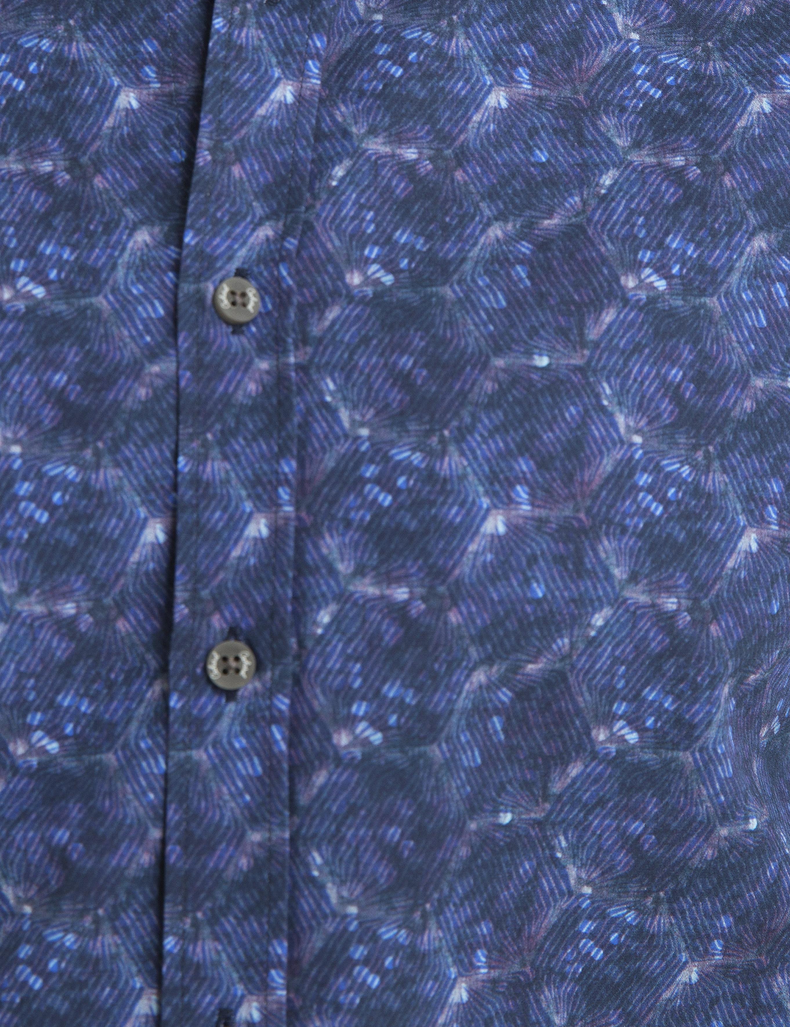 Lacivert Slim Fit Uzun Kollu Gömlek - 50193014022