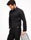 Siyah Slim Fit Basic Gömlek
