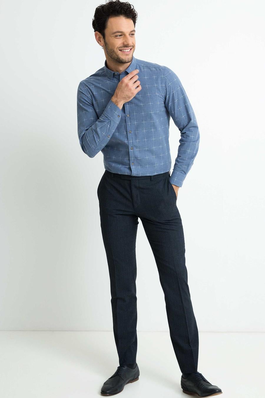 Mavi Slim Fit Uzun Kollu Gömlek - 50192856005