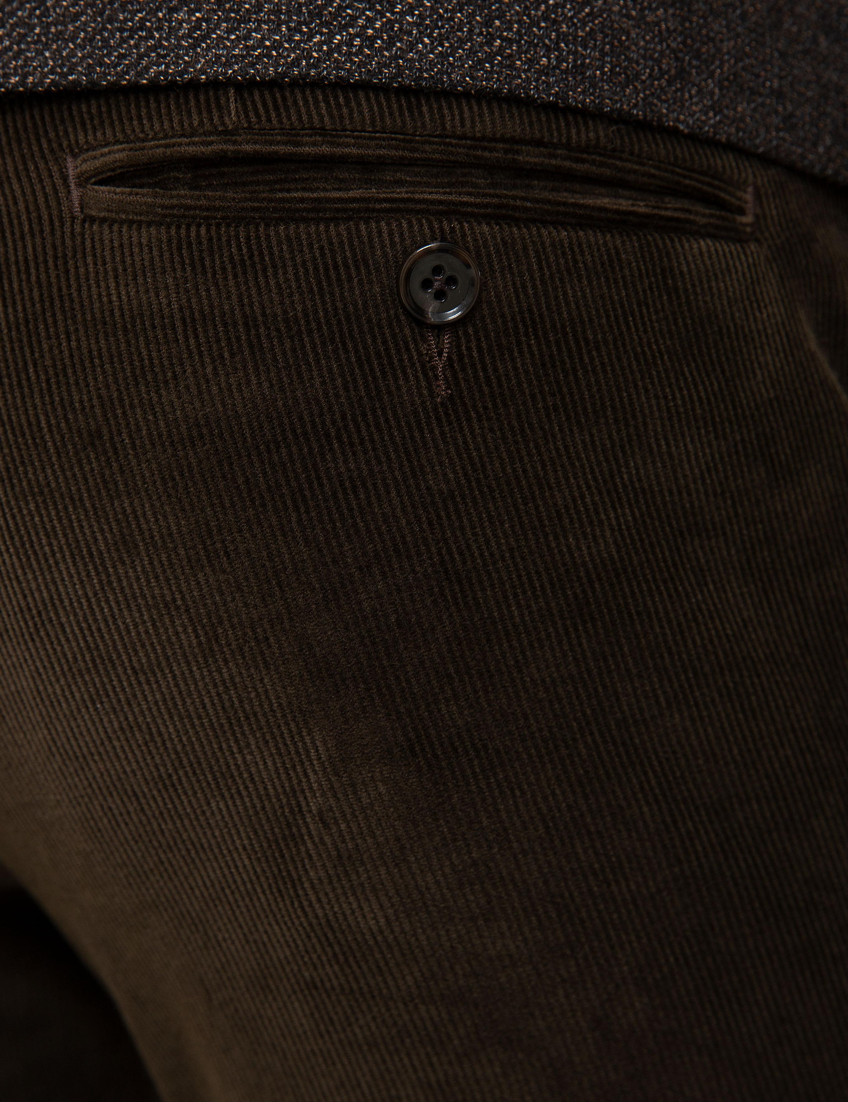 Kahverengi Slim Fit Kumaş Pantolon - 50195384036