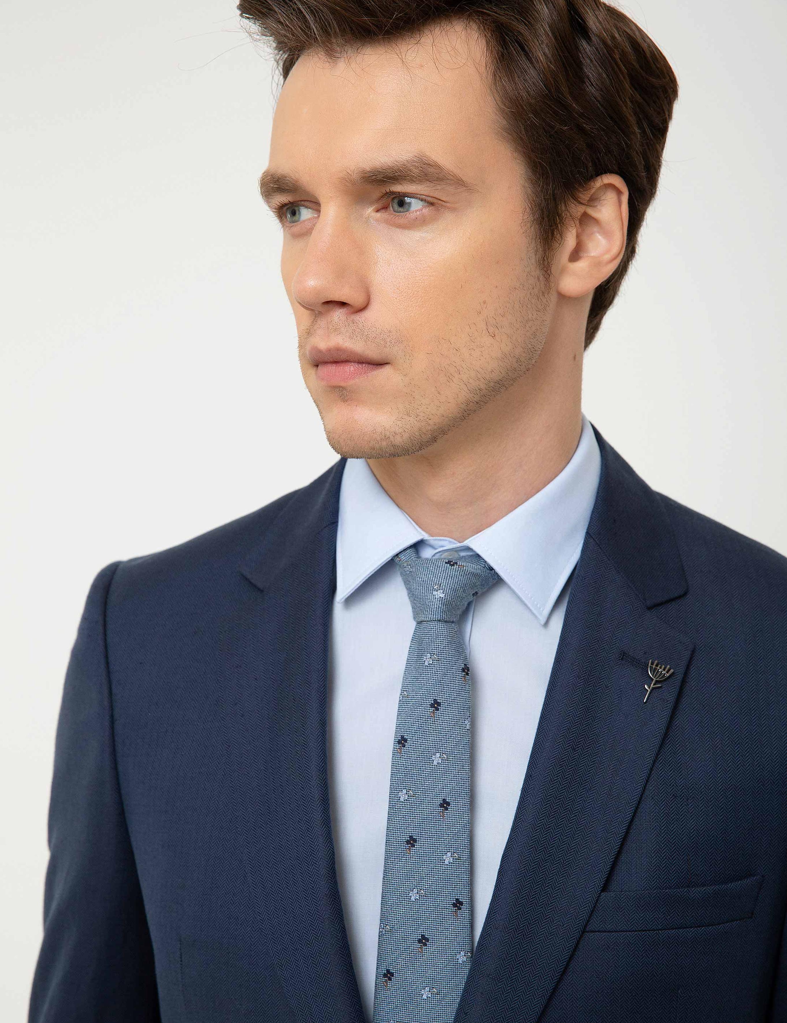 Lacivert Slim Fit Ceket - 50199419036