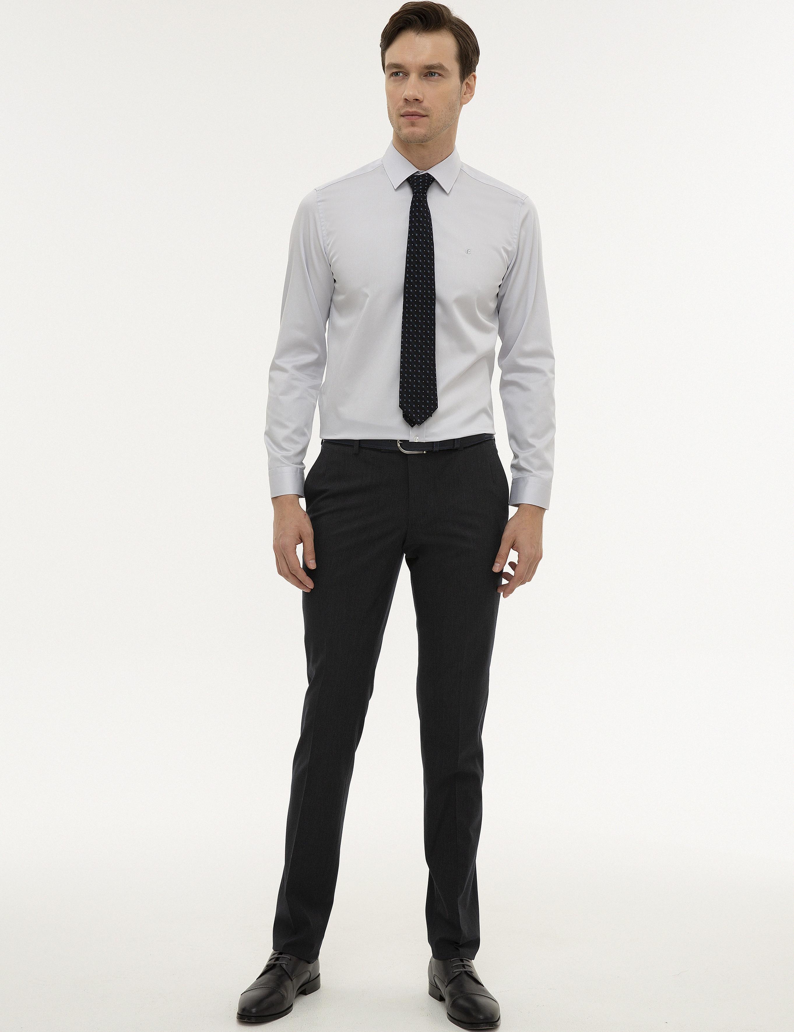 Açık Mavi Slim Fit Uzun Kollu Gömlek - 50226511004
