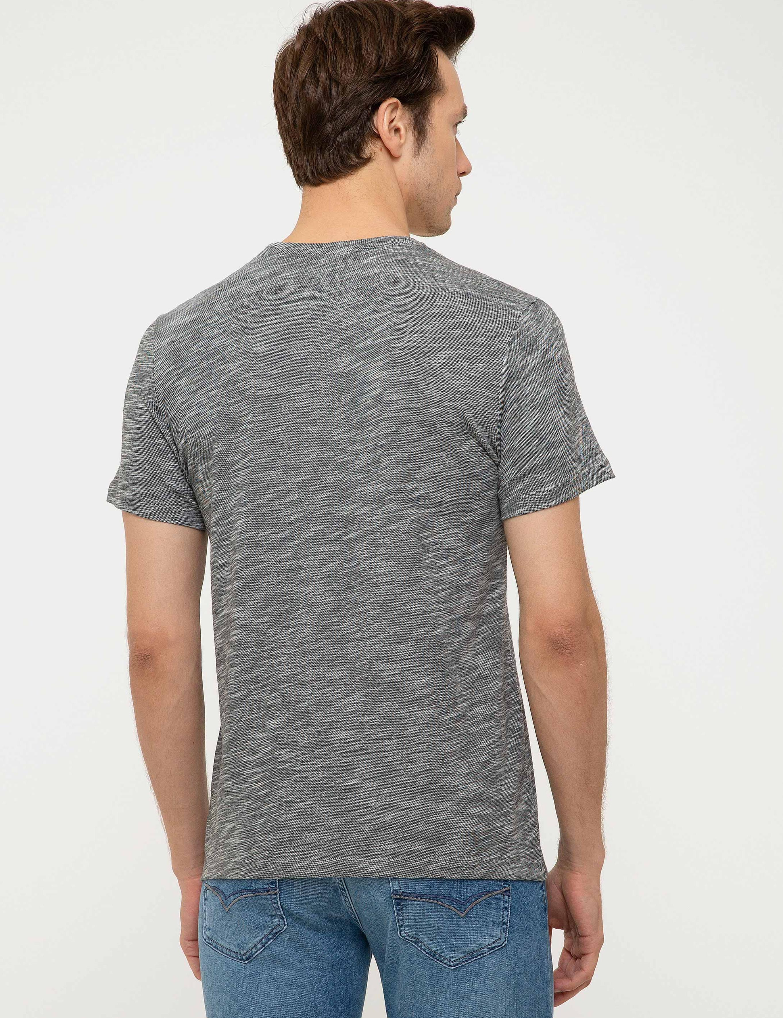 Siyah V Yaka T-Shirt - 50202493033