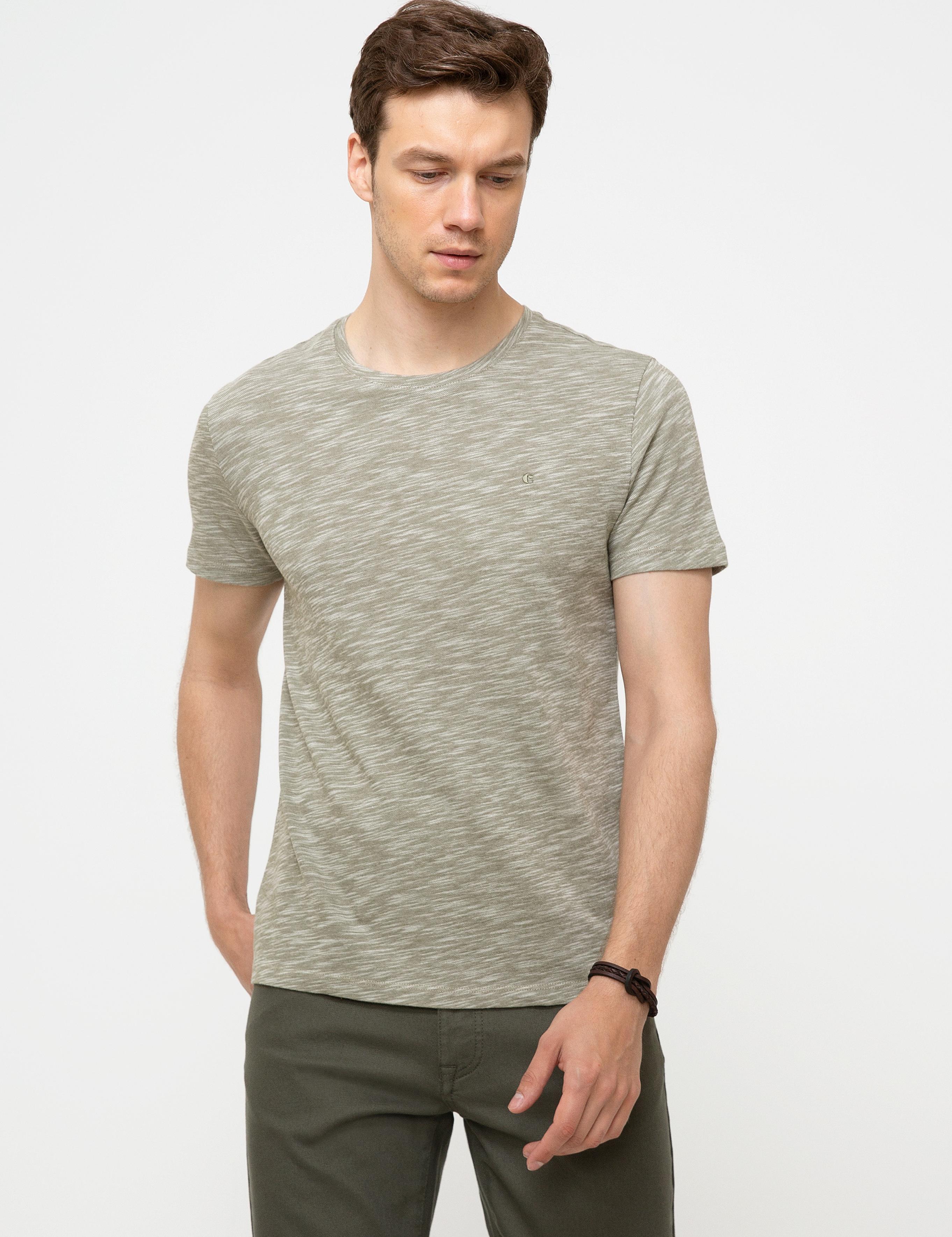 Bisiklet Yaka T-Shirt - 50202501047