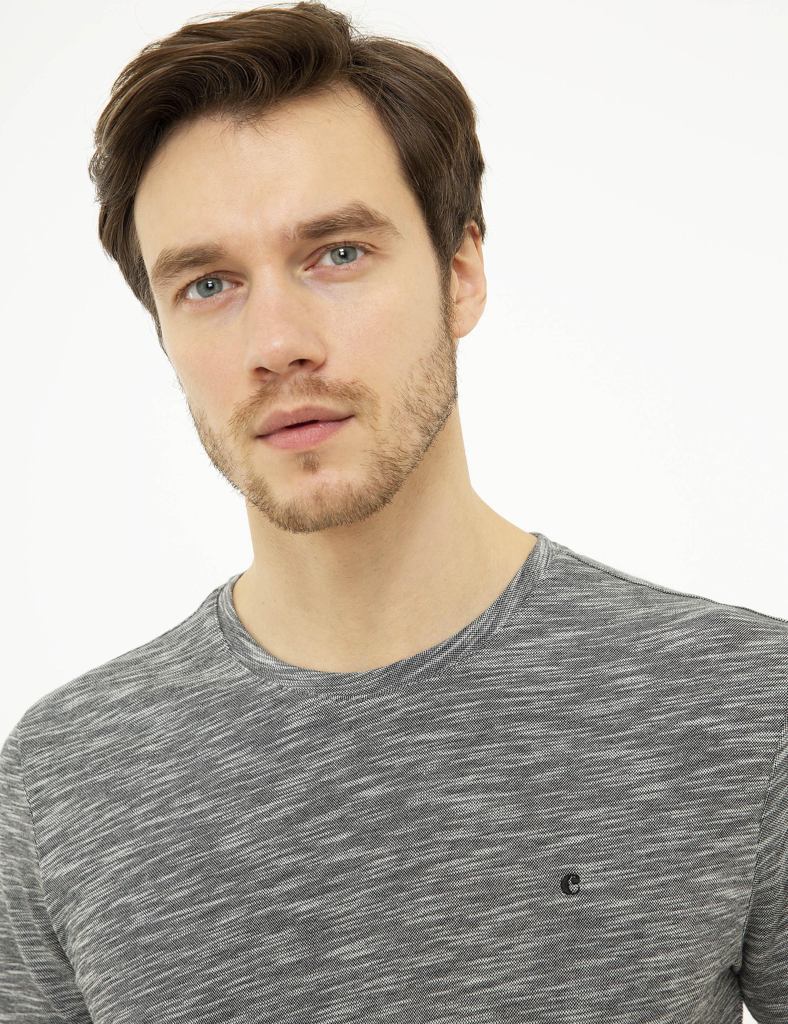 Bisiklet Yaka T-Shirt - 50202501027