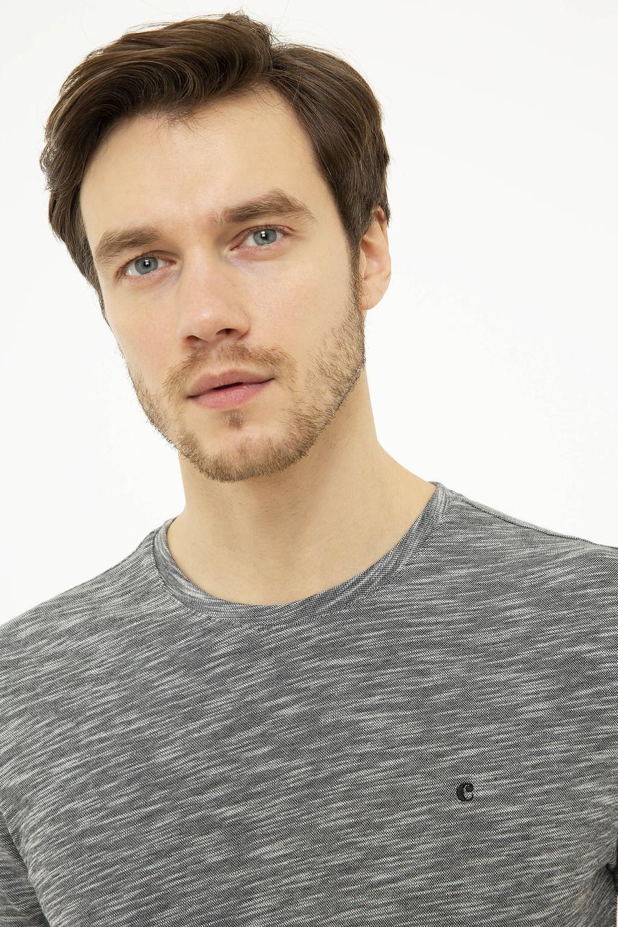 Bisiklet Yaka T-Shirt - 50202501027