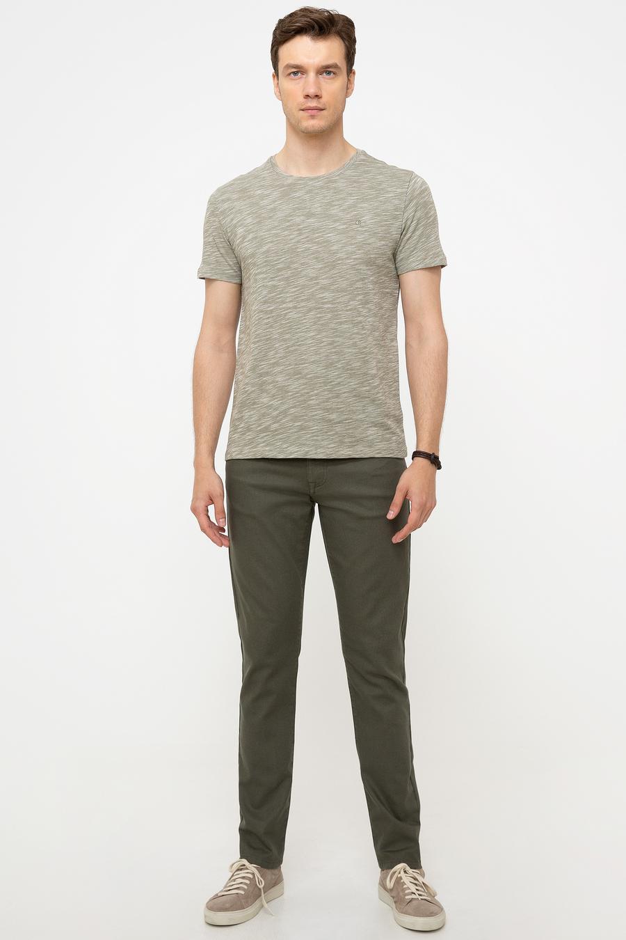 Bisiklet Yaka T-Shirt - 50202501047
