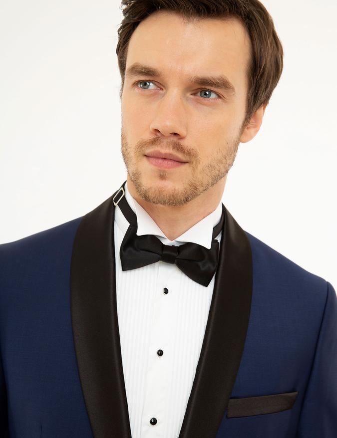 İndigo Slim Fit Smokin Ceket