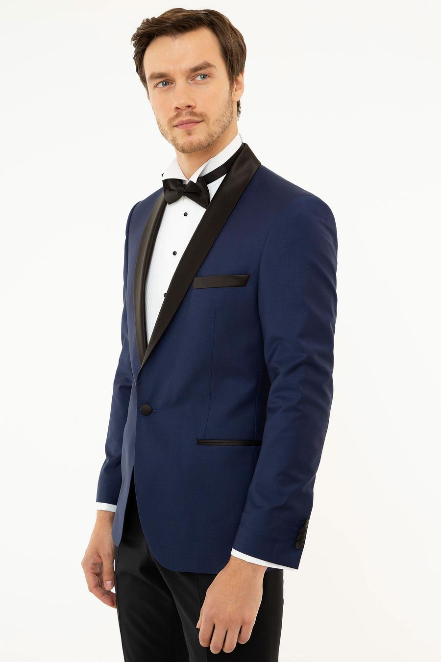 İndigo Slim Fit Smokin Ceket - 50204603035