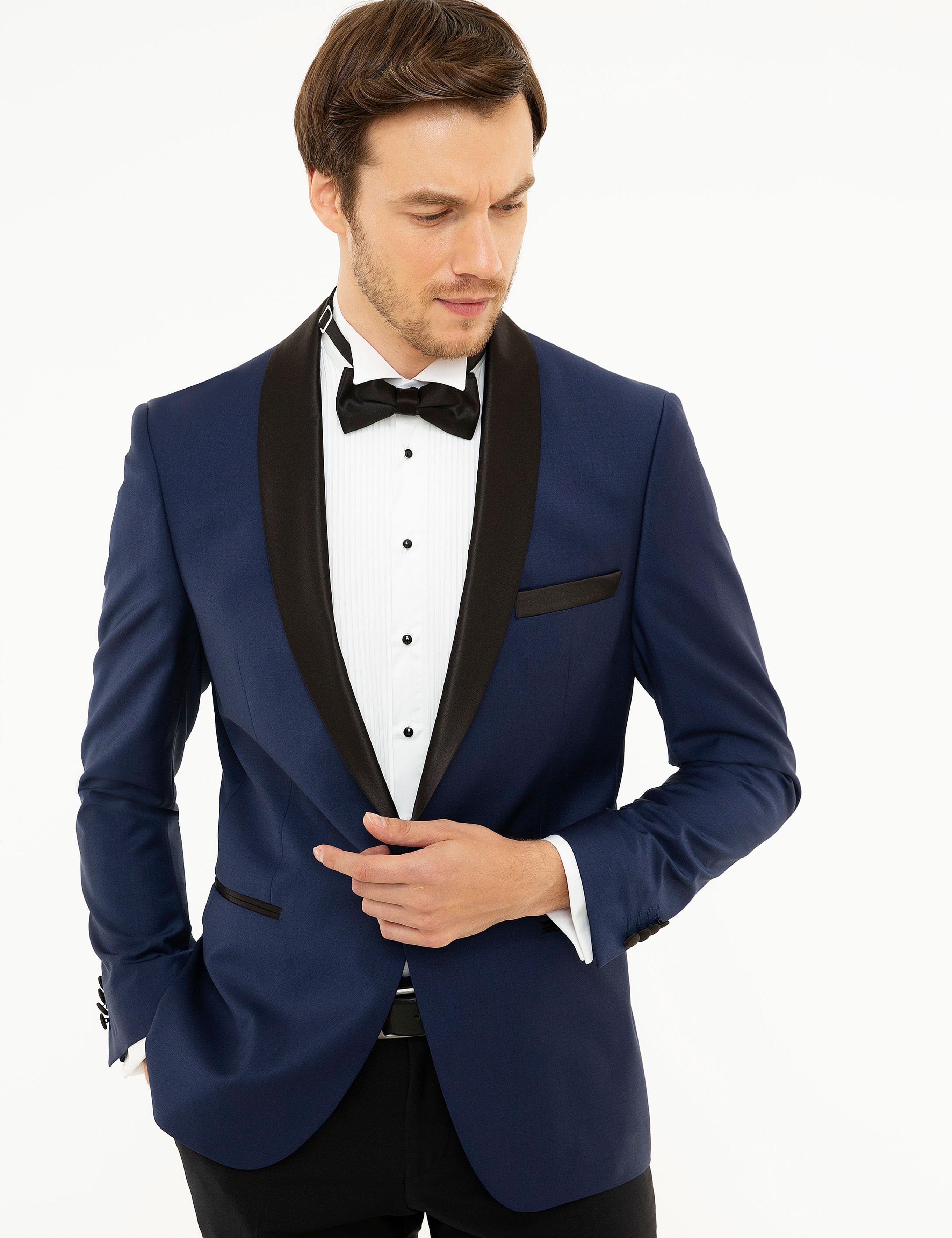 İndigo Slim Fit Smokin Ceket - 50204603035