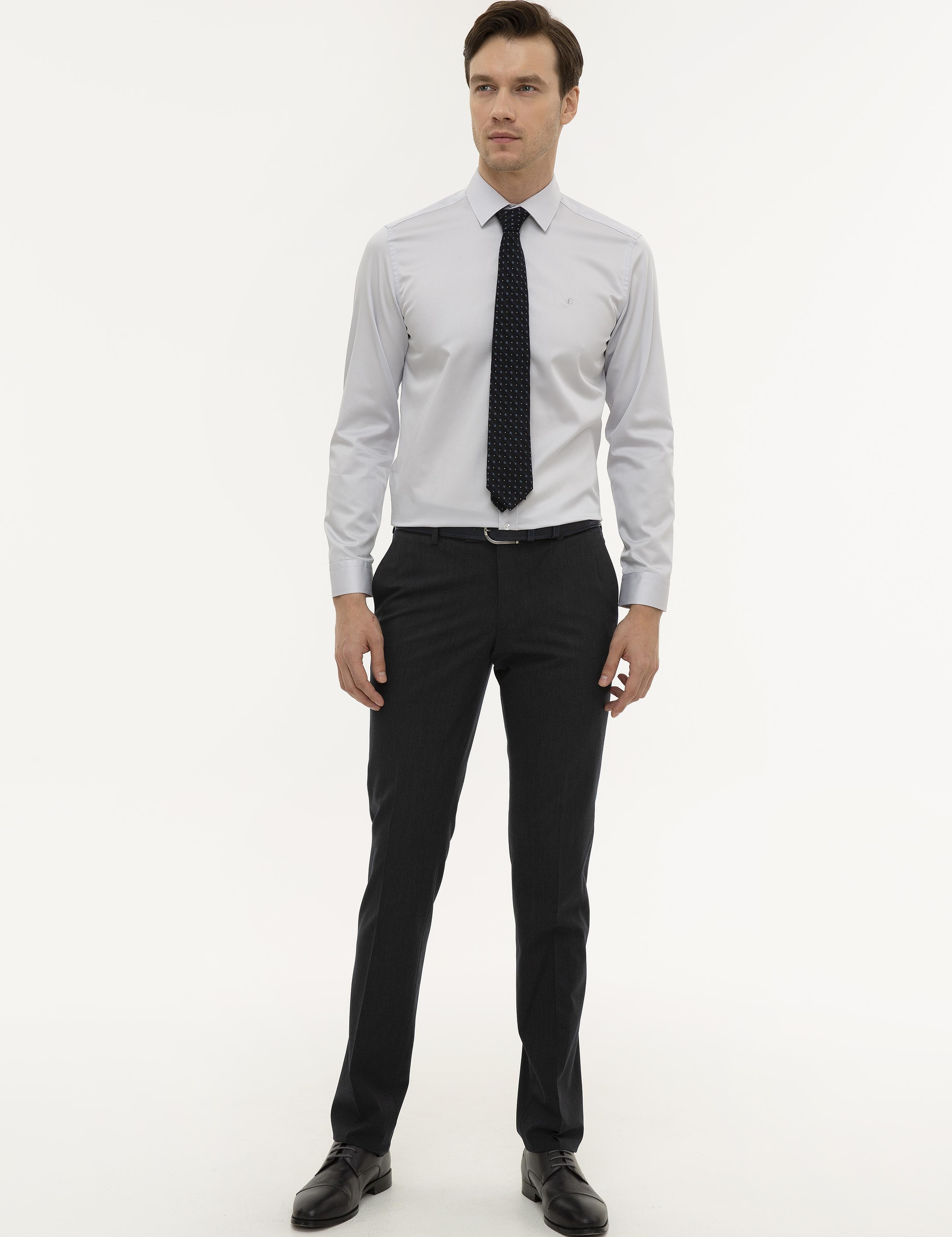 Açık Mavi Slim Fit Uzun Kollu Gömlek - 50226511004