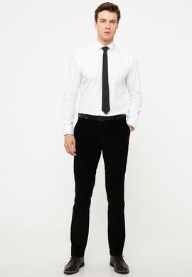 Siyah Slim Fit Kumaş Pantolon