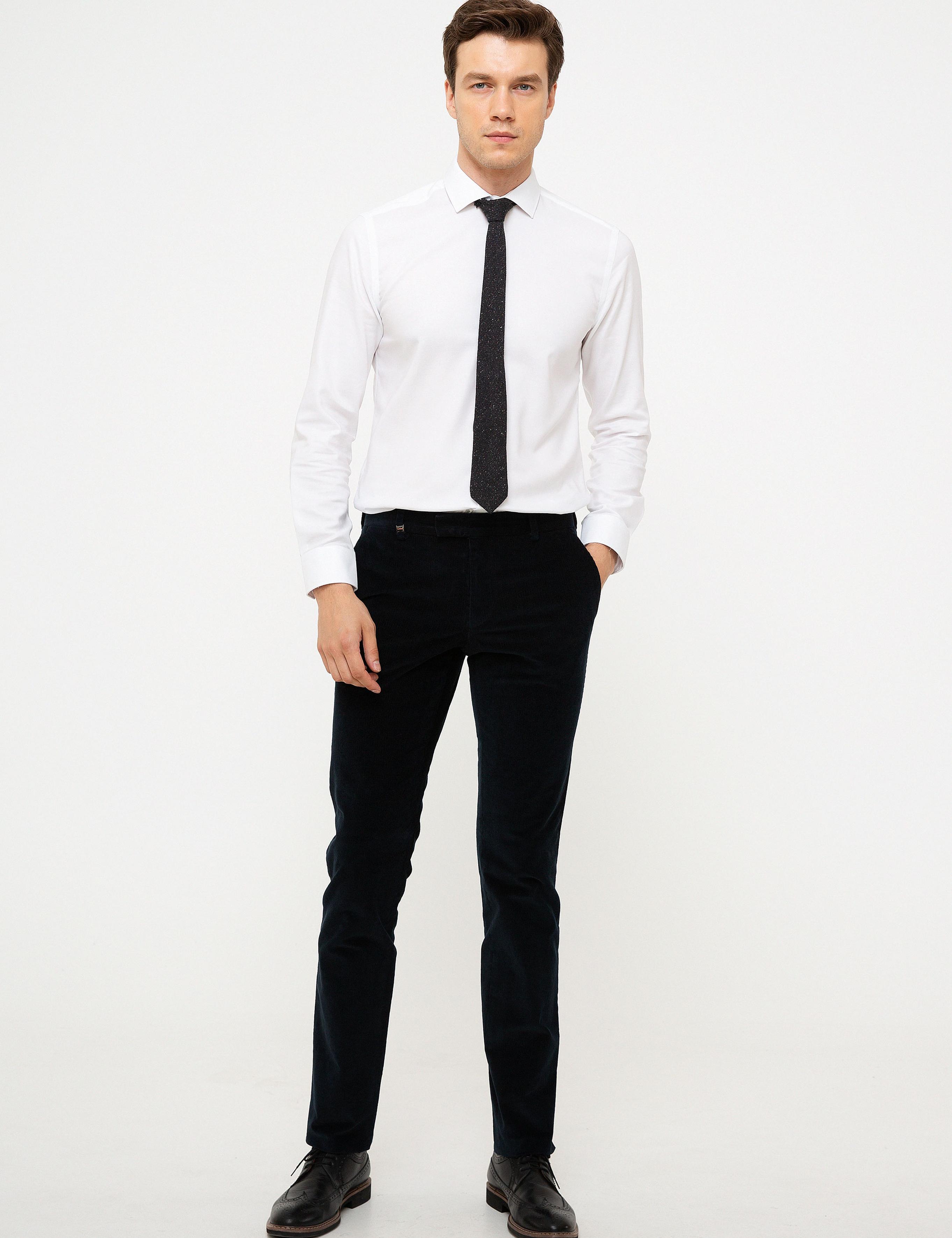 Lacivert Slim Fit Kumaş Pantolon - 50195384047