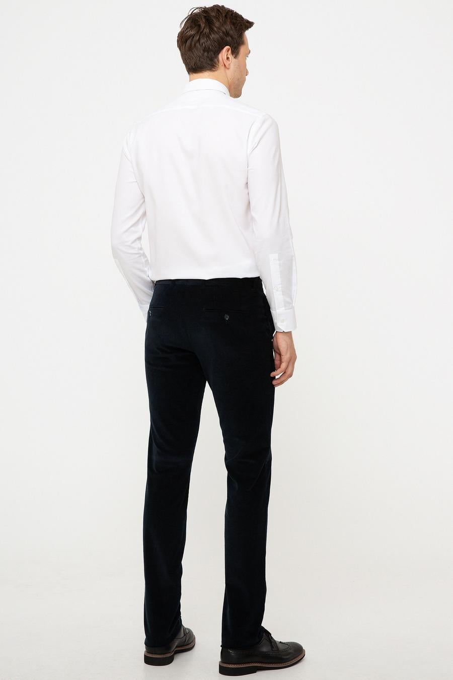 Lacivert Slim Fit Kumaş Pantolon - 50195384047