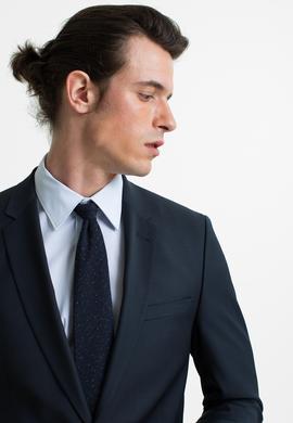 Lacivert Slim Fit Ceket