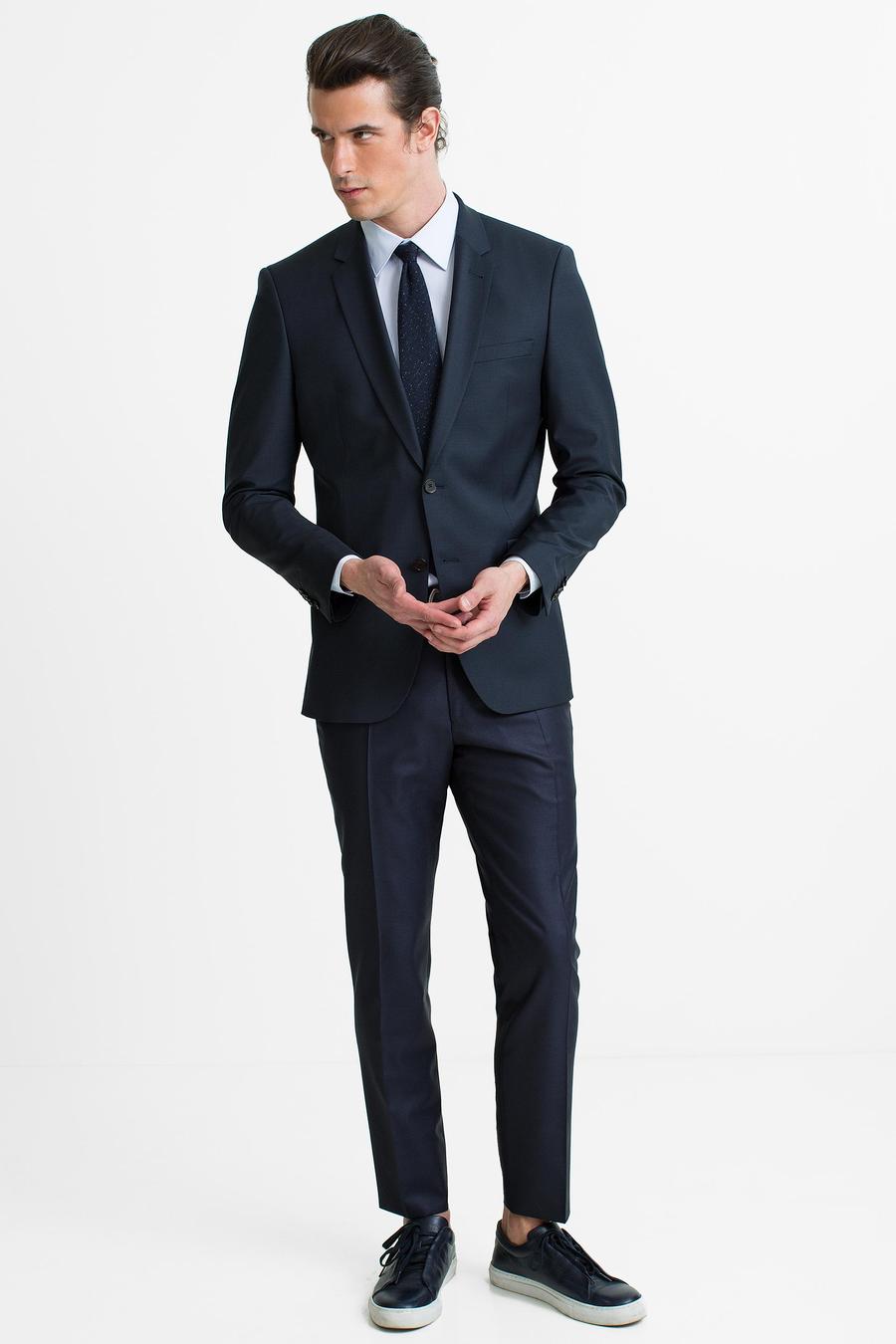 Lacivert Slim Fit Ceket - 50187412005