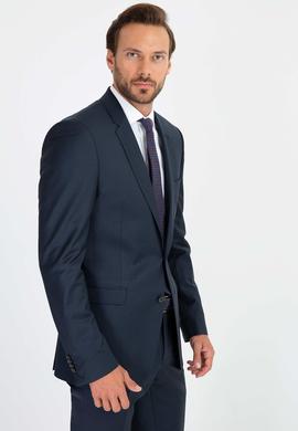 Lacivert Slim Fit Ceket