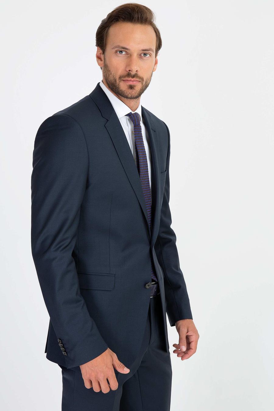 Lacivert Slim Fit Ceket - 50197175023