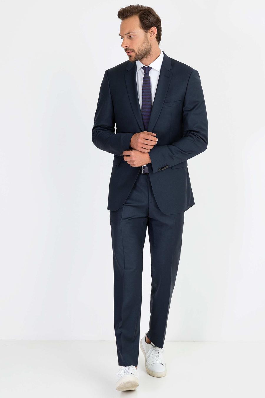 Lacivert Slim Fit Ceket - 50197175023