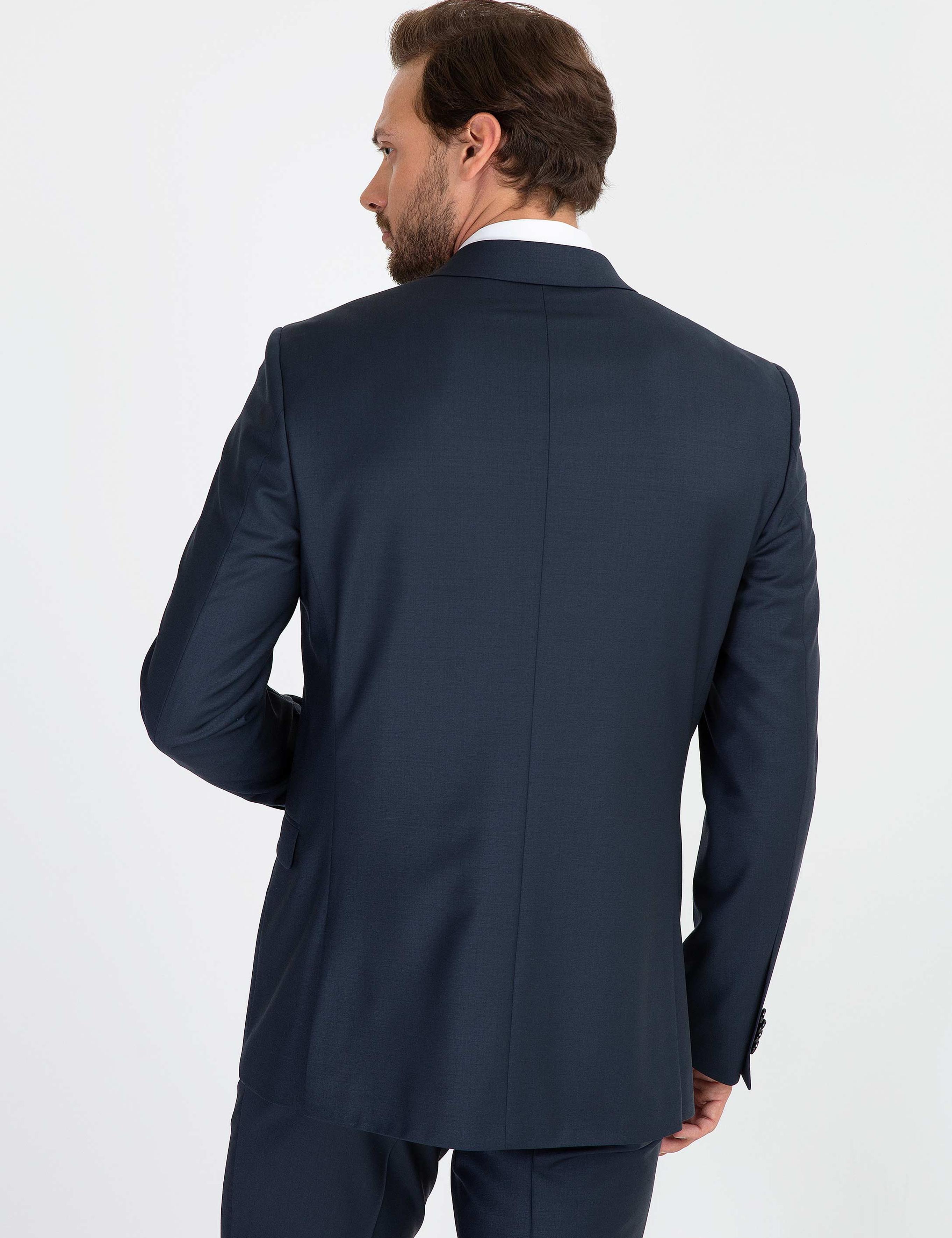 Lacivert Slim Fit Ceket - 50197175023