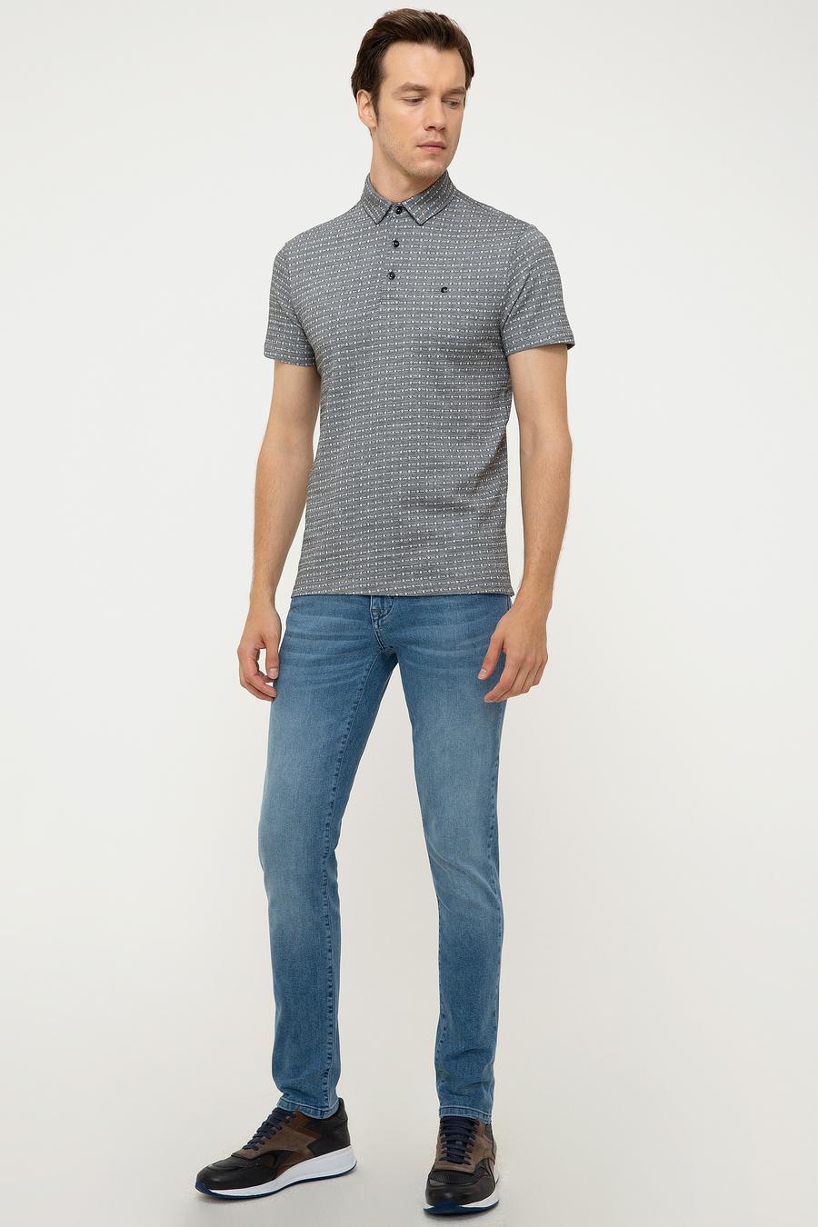 Siyah Polo Yaka T-Shirt - 50202144016