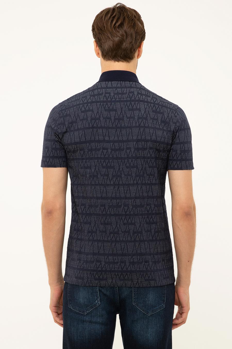 Lacivert Polo Yaka T-Shirt - 50202253009