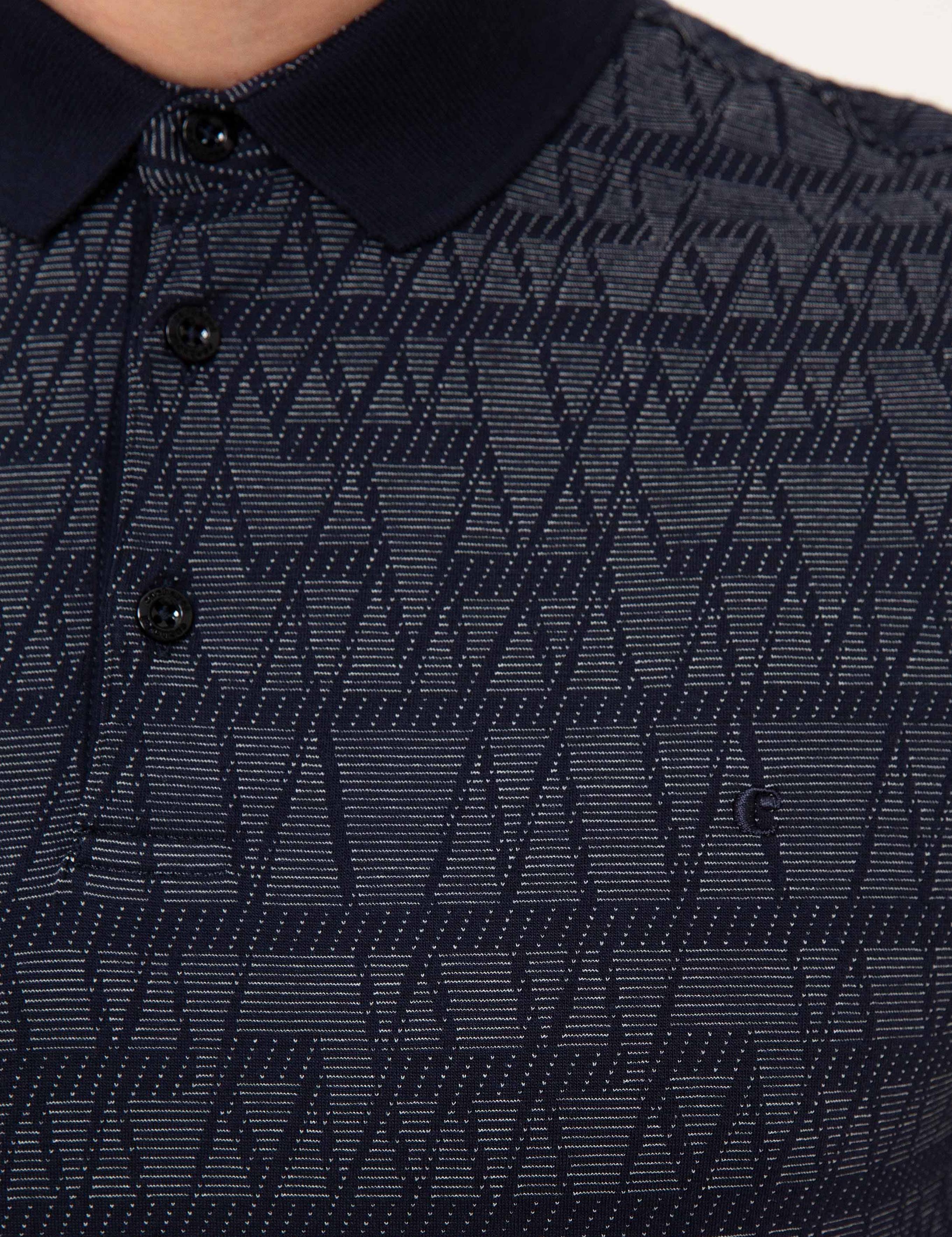 Lacivert Polo Yaka T-Shirt - 50202253009