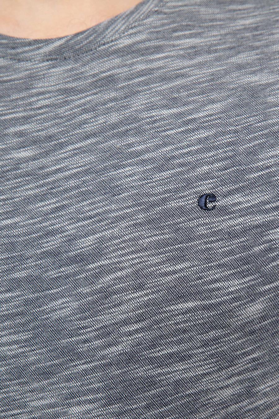 Lacivert Bisiklet Yaka T-Shirt - 50202501035