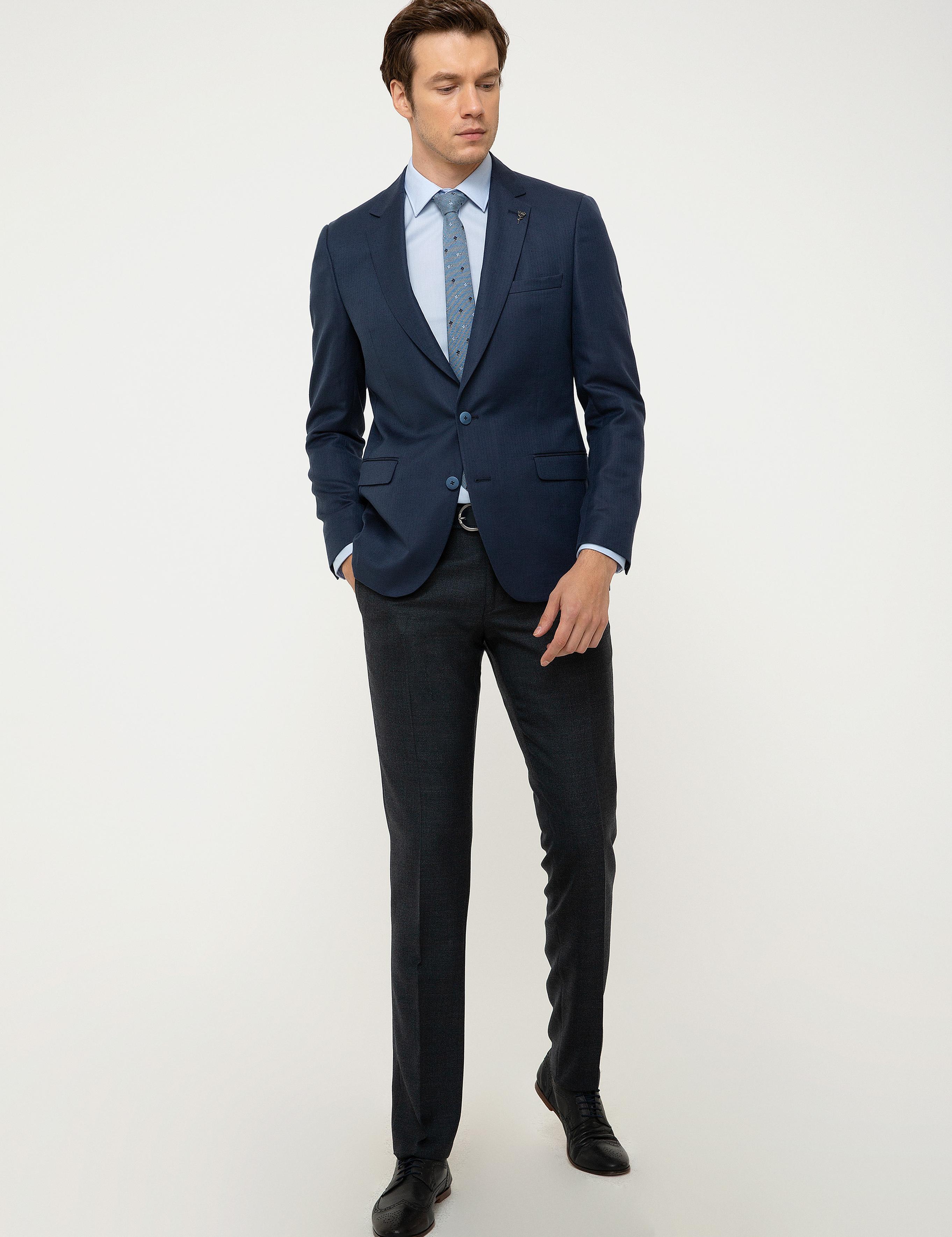 Lacivert Slim Fit Ceket - 50199419036