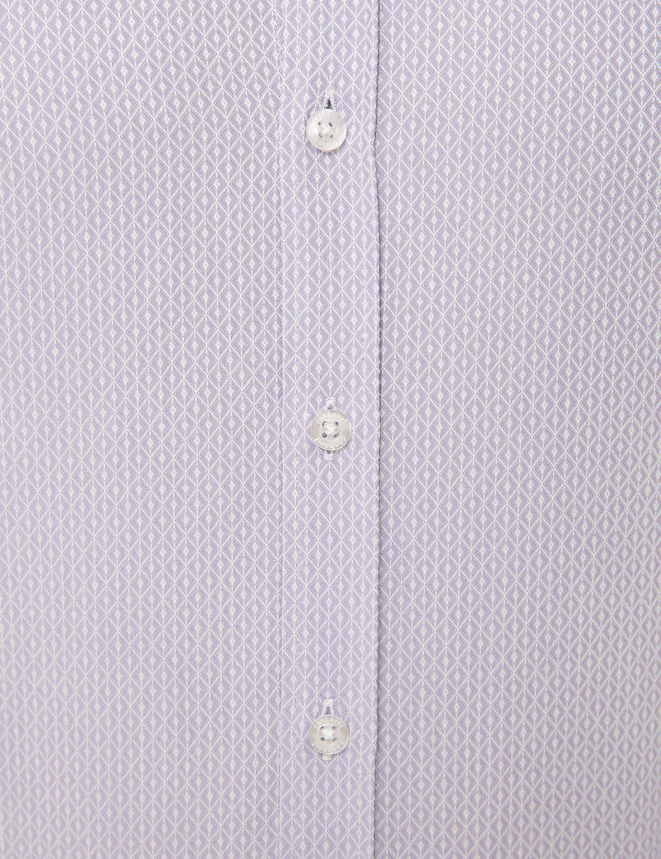 Lila Slim Fit Uzun Kollu Gömlek - 50199631005