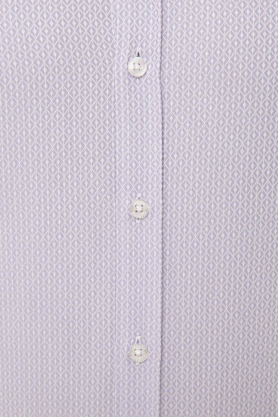 Lila Slim Fit Uzun Kollu Gömlek - 50199631005