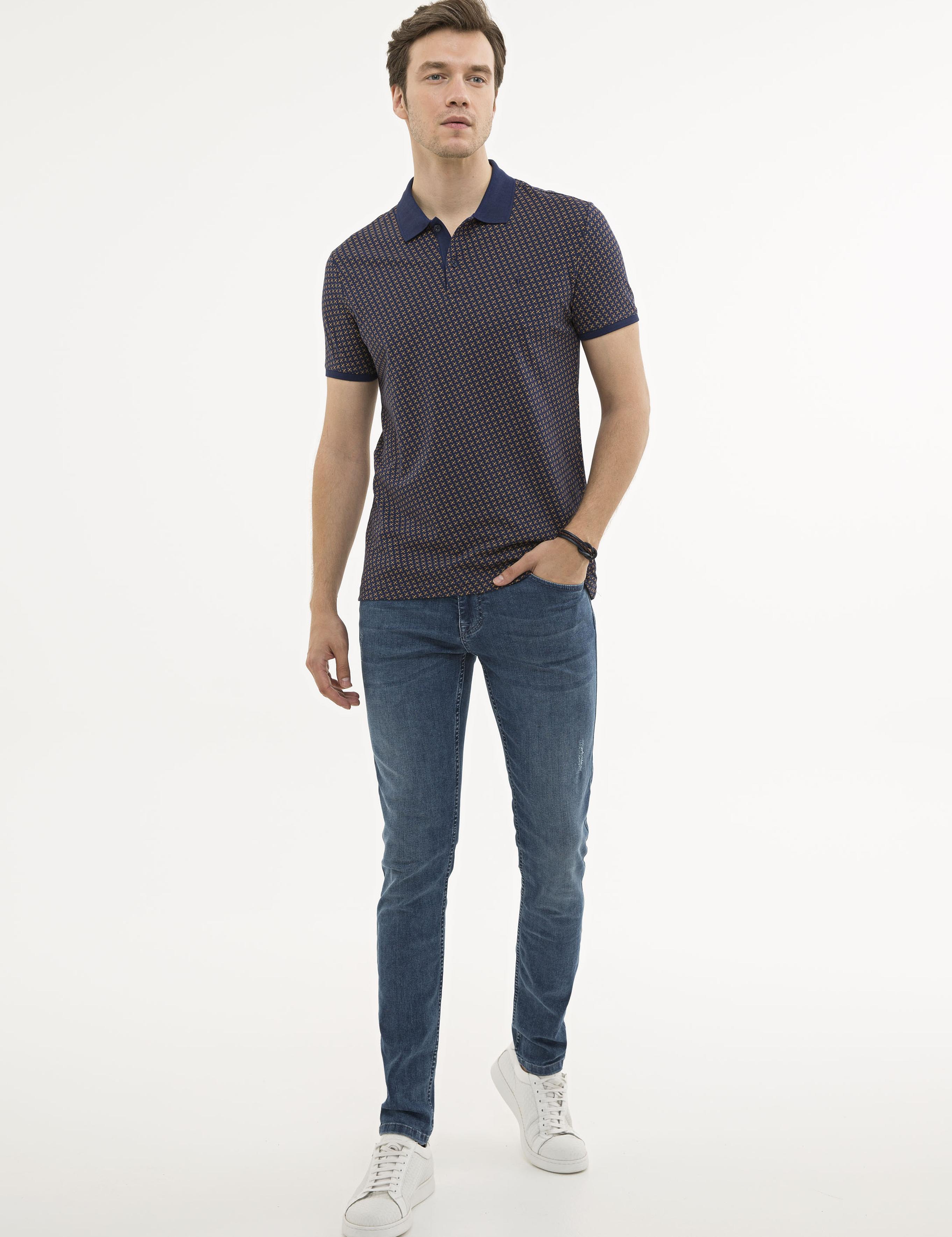 Lacivert Polo Yaka T-Shirt - 50230522013