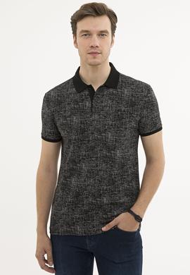 Siyah Polo Yaka T-Shirt