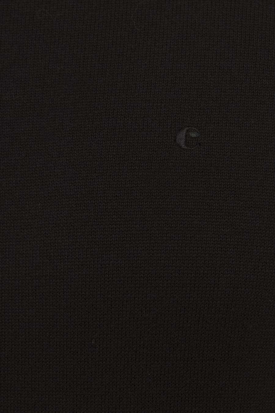 Siyah Slim Fit Bisiklet Yaka Basic Triko Kazak - 50229585011