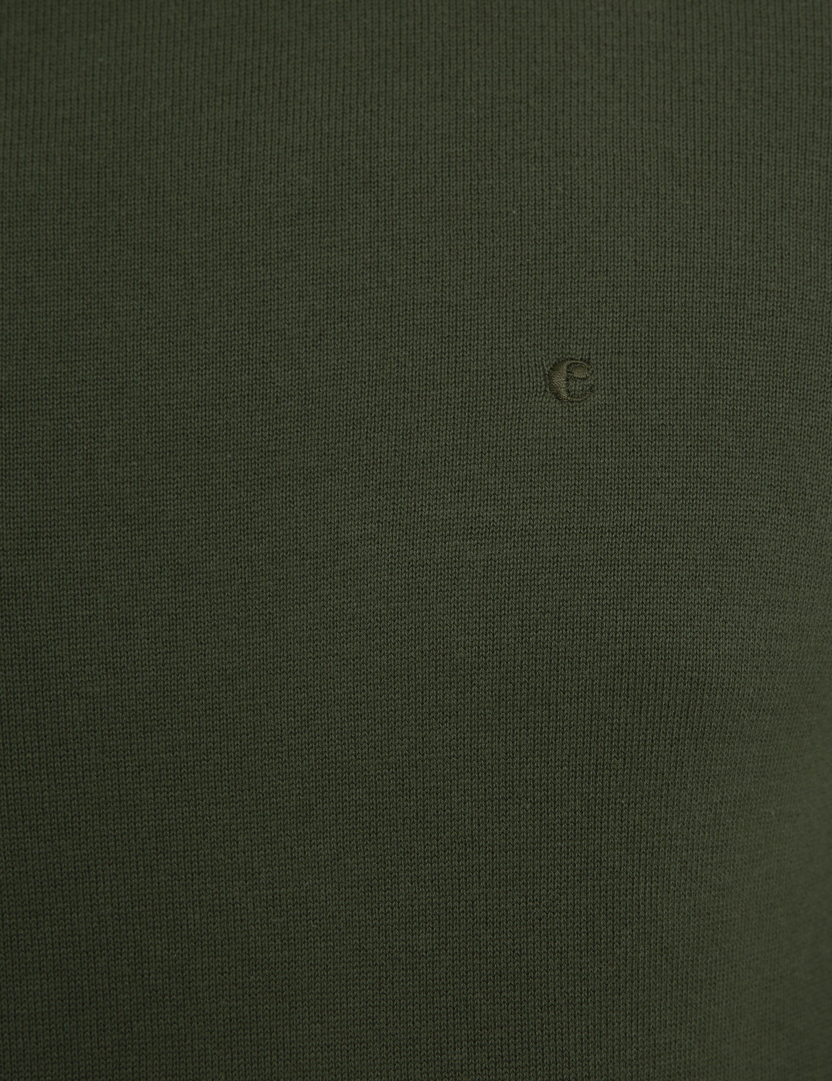 Haki Slim Fit Bisiklet Yaka Basic Triko Kazak - 50229585080