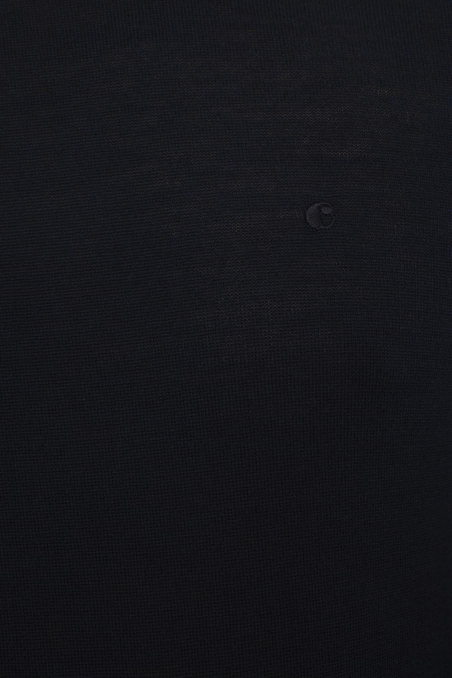 Lacivert Slim Fit Çeyrek Balıkçı Yaka Basic Triko Kazak - 50227576012