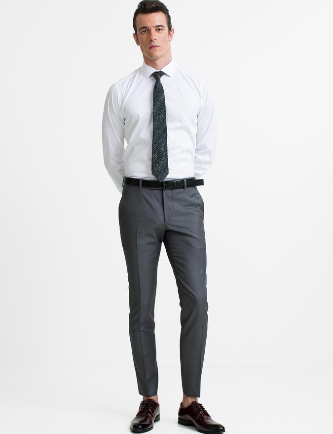 Antrasit Slim Fit Pantolon