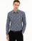 Lacivert Slim Fit Uzun Kollu Gömlek