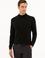 Antrasit Slim Fit Çeyrek Balıkçı Yaka Basic Triko Kazak
