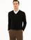 Siyah Slim Fit Basic Triko Kazak