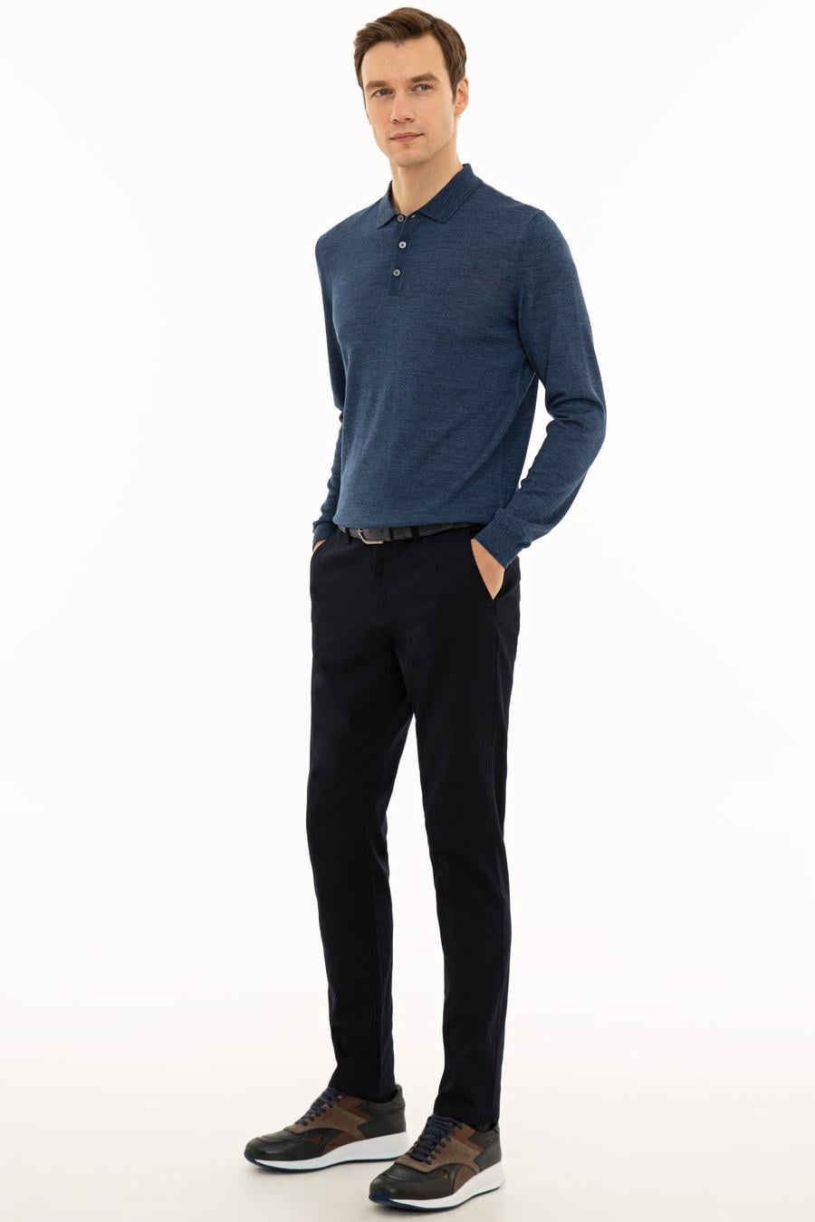 Lacivert Slim Fit Chino - 50233808091