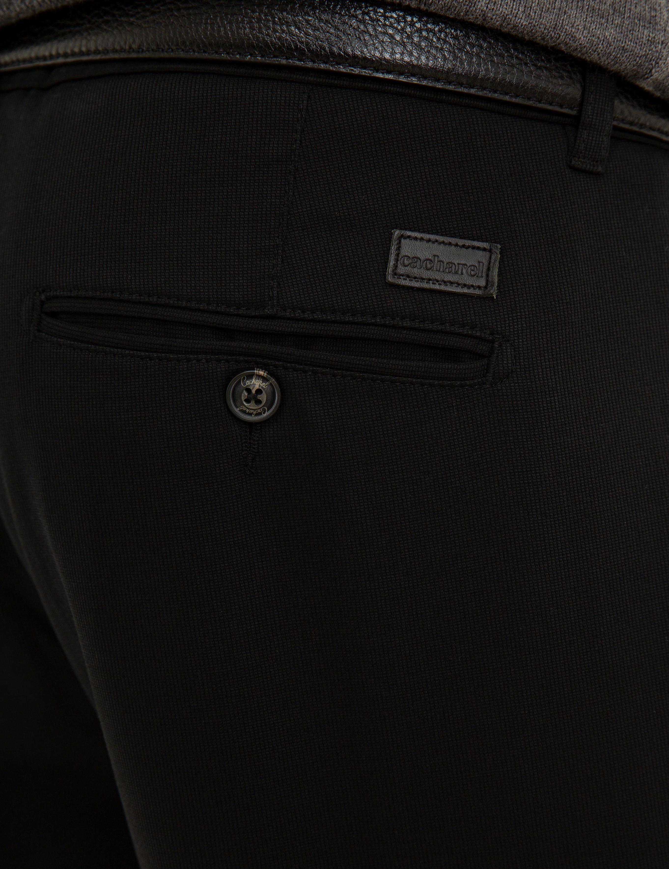 Siyah Slim Fit Kanvas Pantolon - 50233808052