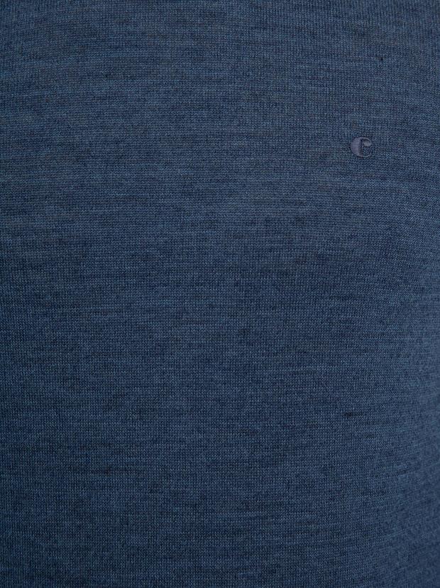 İndigo Slim Fit Yarım Balıkçı Basic Triko Kazak